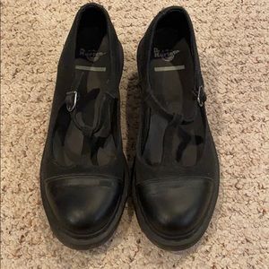 Dr Martens Aggy T bar, black, women’s size 10, UK8